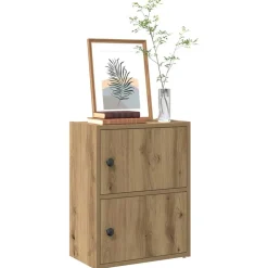 Kirjahylly artesaani tammi 40x24x52 cm tekninen puu (60363)