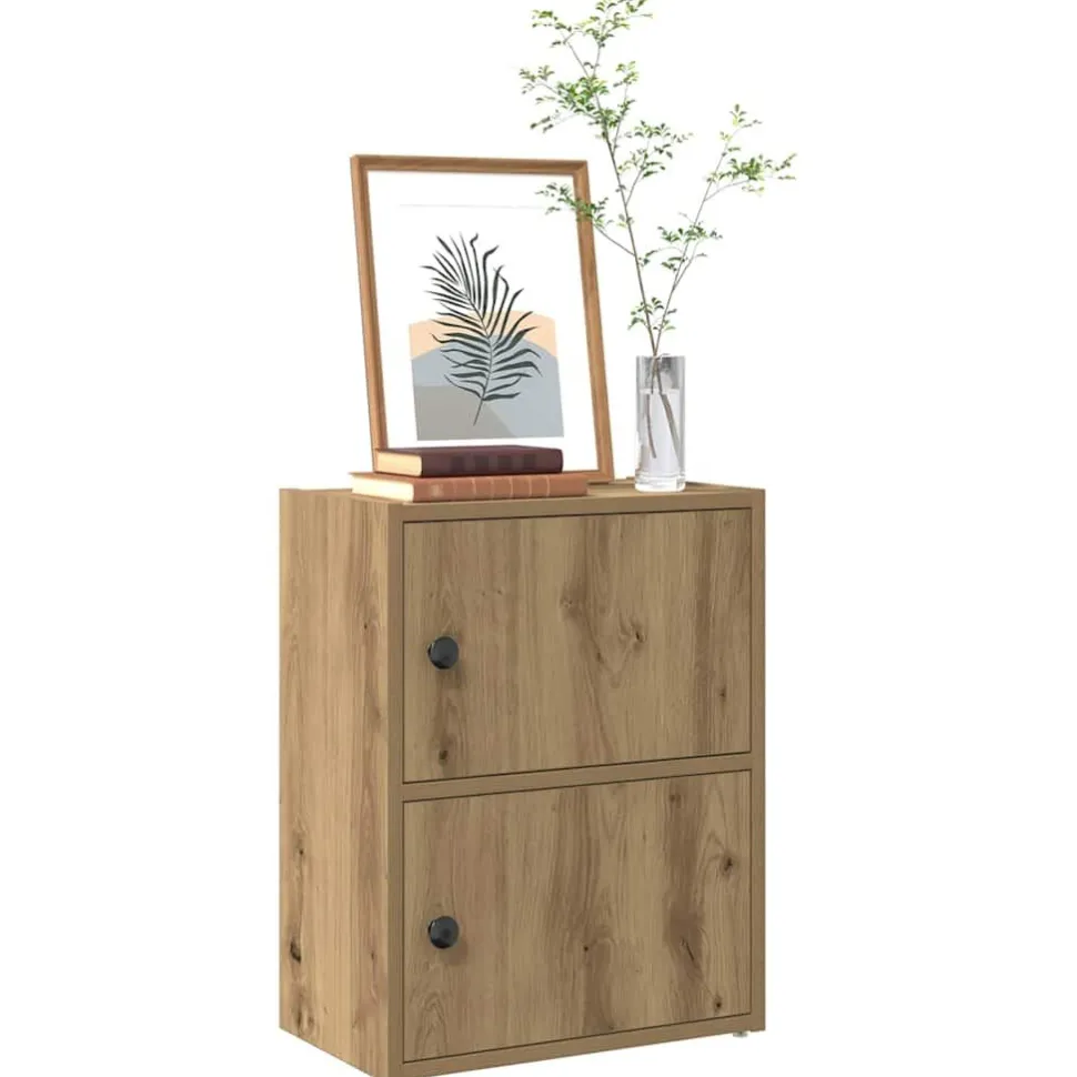 Kirjahylly artesaani tammi 40x24x52 cm tekninen puu (60363)