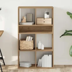 Kirjahylly artesaani tammi 66x31x112 cm tekninen puu (60309)