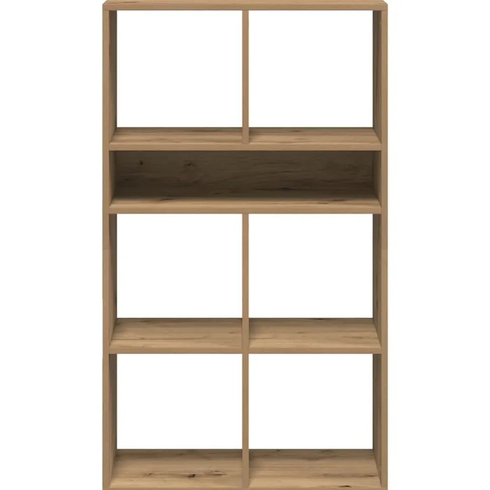 Kirjahylly artesaani tammi 66x31x112 cm tekninen puu (60309)