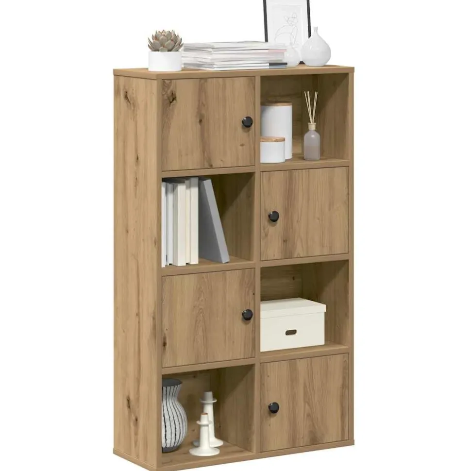 Kirjahylly artesaani tammi 60x24x101,5 cm tekninen puu (60399)