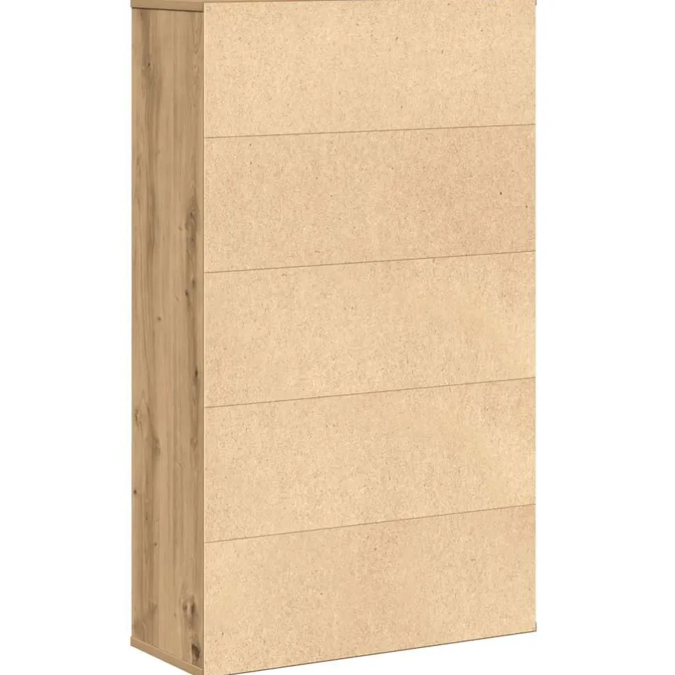 Kirjahylly artesaani tammi 60x24x101,5 cm tekninen puu (60399)