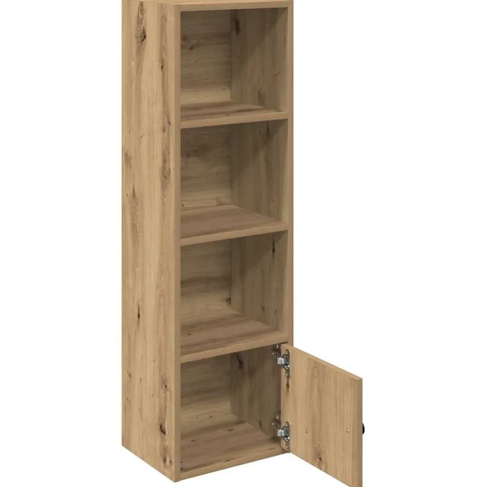 Kirjahylly artesaani tammi 31x24x102 cm tekninen puu (60345)