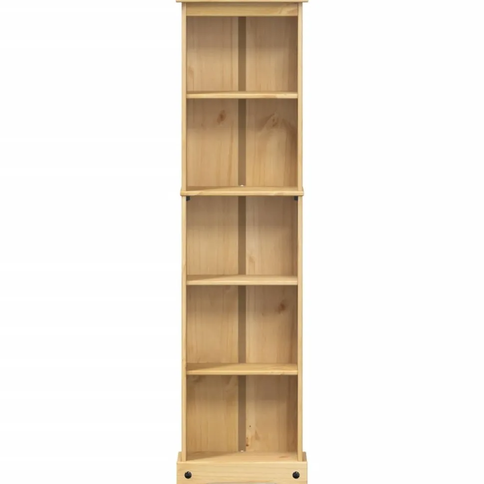 Kirjahylly Corona 46x20x170 cm täysi mänty (02779)