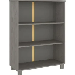 Kirjahylly Hamar 85x35x112 cm mänty valkoinen