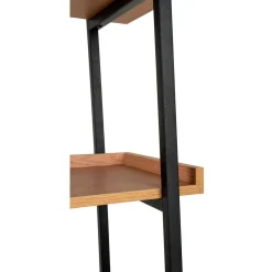 Kirjahylly House Nordic Sakai, 80x35x185cm, ruskea/musta