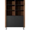 Kirjahylly Nomla WRAP R105, 105x167cm, musta/ruskea
