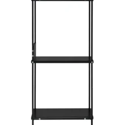 kirjahylly Pieni suora musta 33,5x39,6x79,7 cm tekninen puu (88232)