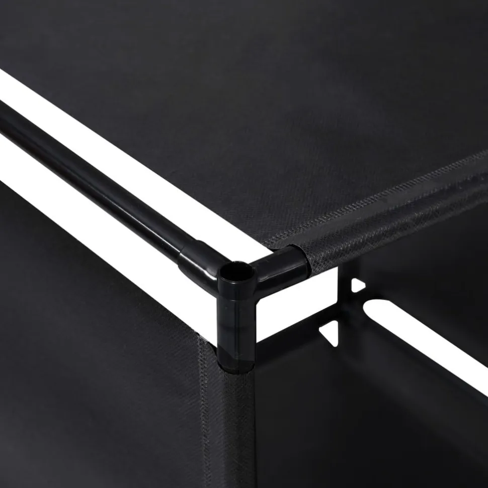 Kirjahylly Portaat 130x45x170 cm kangas (88321)