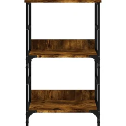 Kirjahylly savutammi 50x33x82 cm tekninen puu (35266)