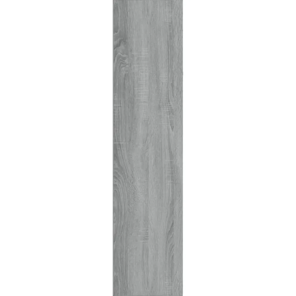 Kirjahylly / Senkki 66x30x130 cm tekninen puu harmaa