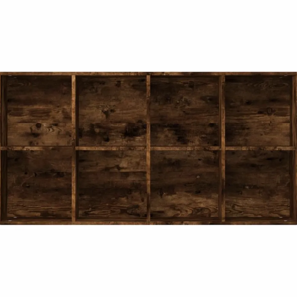 Kirjahylly / Senkki 66x30x130 cm tekninen puu harmaa