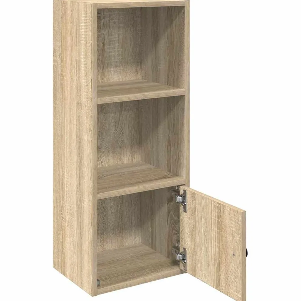 Kirjahylly Sonoma-tammi 31x24x77 cm tekninen puu (60330)