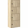Kirjahylly Sonoma-tammi 40x24x102 cm tekninen puu (60375)