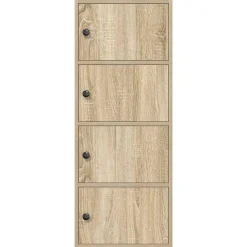 Kirjahylly Sonoma-tammi 40x24x102 cm tekninen puu (60375)