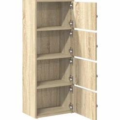 Kirjahylly Sonoma-tammi 40x24x102 cm tekninen puu (60375)