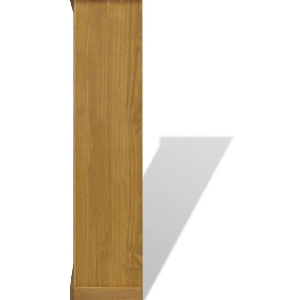 Kirjahylly 4 tasoa meksikon mänty corona-sarja 81x29x150cm