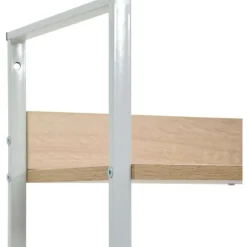 Kirjahylly, 5-tasoinen, 60x27,6x158,5 cm, tammi, lastulevy