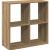 Kirjahylly/Tilanjakaja tammi 69,5x29x69,5 cm tekninen puu (58011)