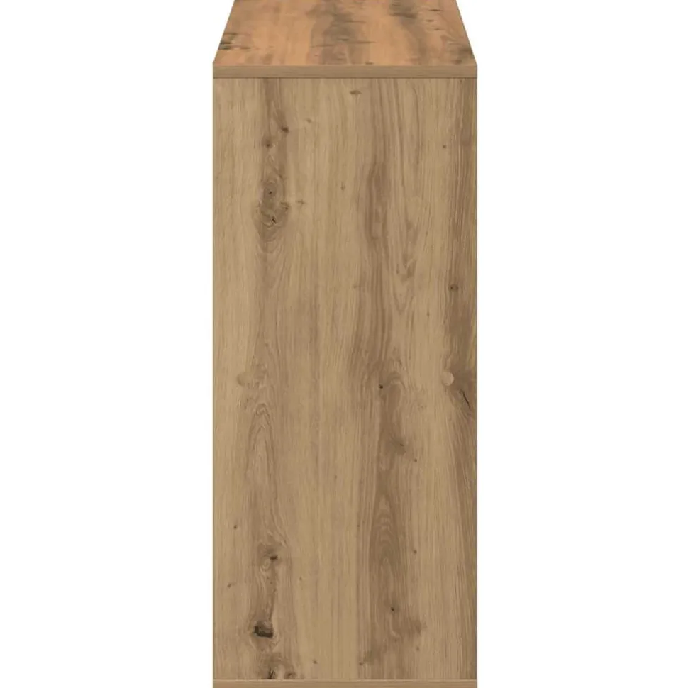 Kirjahylly/Tilanjakaja tammi 69,5x29x69,5 cm tekninen puu (58011)