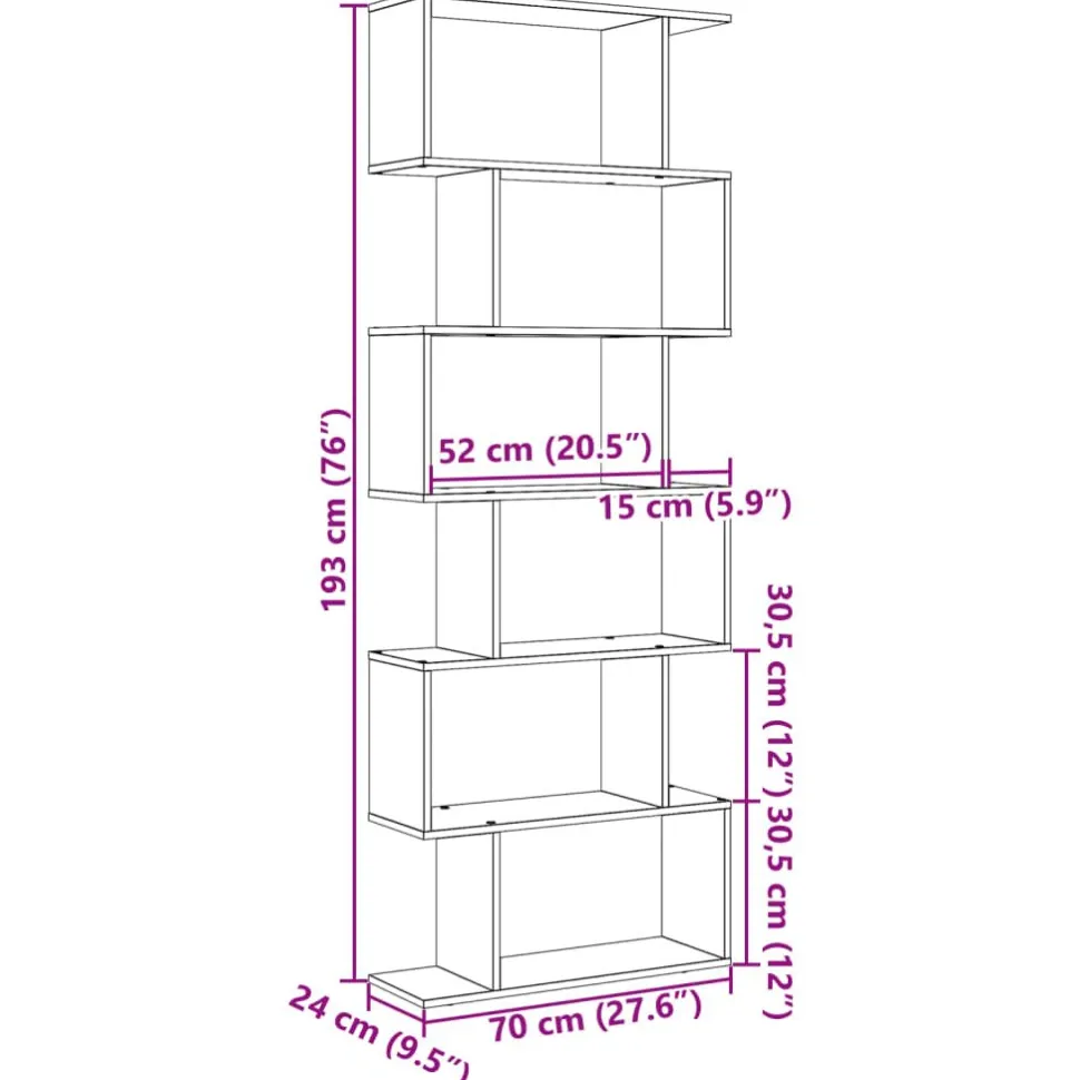 Kirjahylly/tilanjakaja tekninen puu, eri värejä ja kokoja (43572)