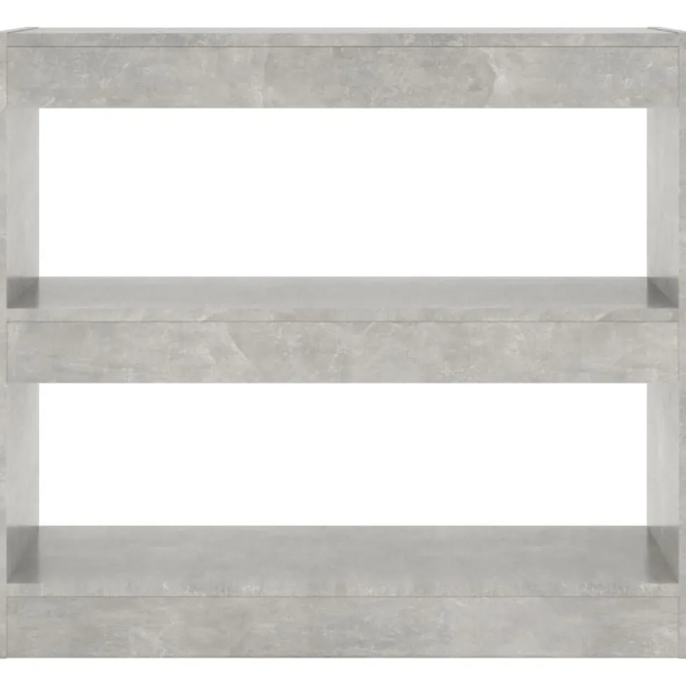 Kirjahylly/tilanjakaja 80x30x72 cm betoninharmaa