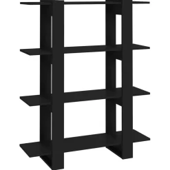 Kirjahylly/tilanjakaja 100x30x123,5 cm betoninharmaa