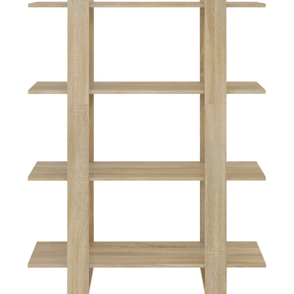 Kirjahylly/tilanjakaja 100x30x123,5 cm betoninharmaa
