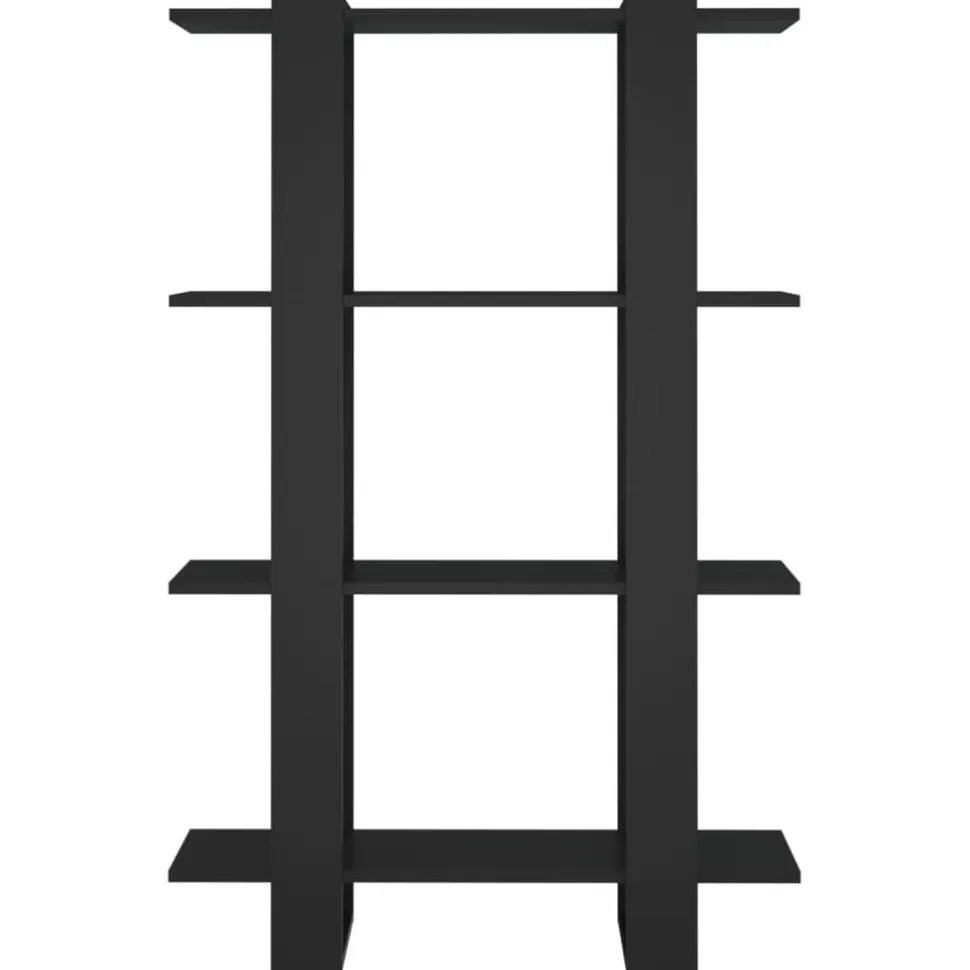 Kirjahylly/tilanjakaja 80x30x123,5 cm betoninharmaa