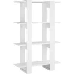 Kirjahylly/tilanjakaja 80x30x123,5 cm betoninharmaa