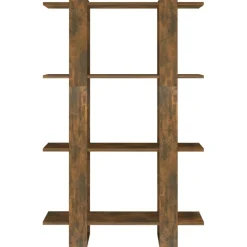 Kirjahylly/tilanjakaja 80x30x123,5 cm betoninharmaa