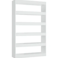Kirjahylly/tilanjakaja 100x30x166 cm betoninharmaa