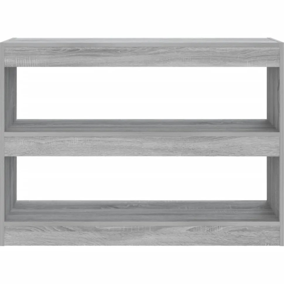 Kirjahylly/tilanjakaja 100x30x72 cm betoninharmaa