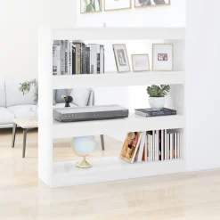 Kirjahylly/tilanjakaja 100x30x103 cm betoninharmaa
