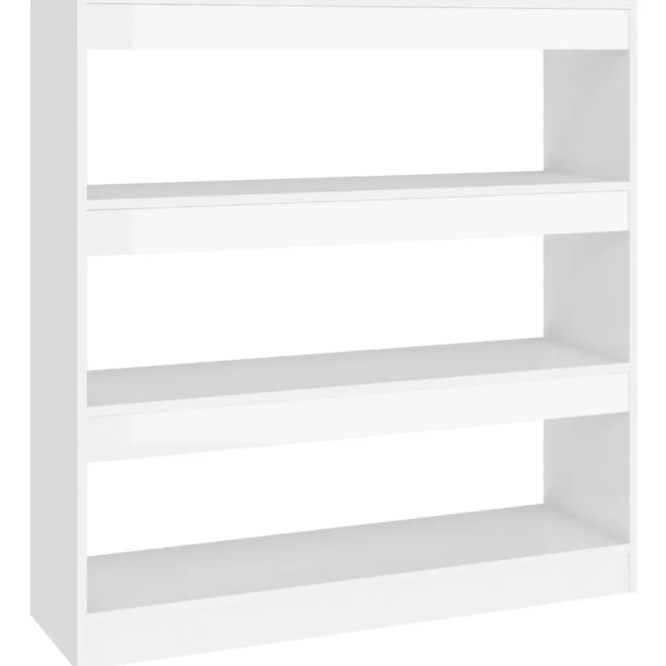 Kirjahylly/tilanjakaja 100x30x103 cm betoninharmaa