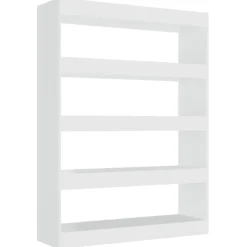 Kirjahylly/tilanjakaja 100x30x135 cm betoninharmaa