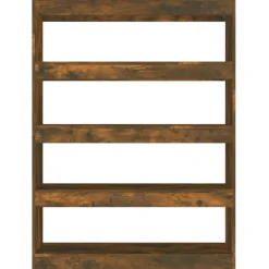 Kirjahylly/tilanjakaja 100x30x135 cm betoninharmaa