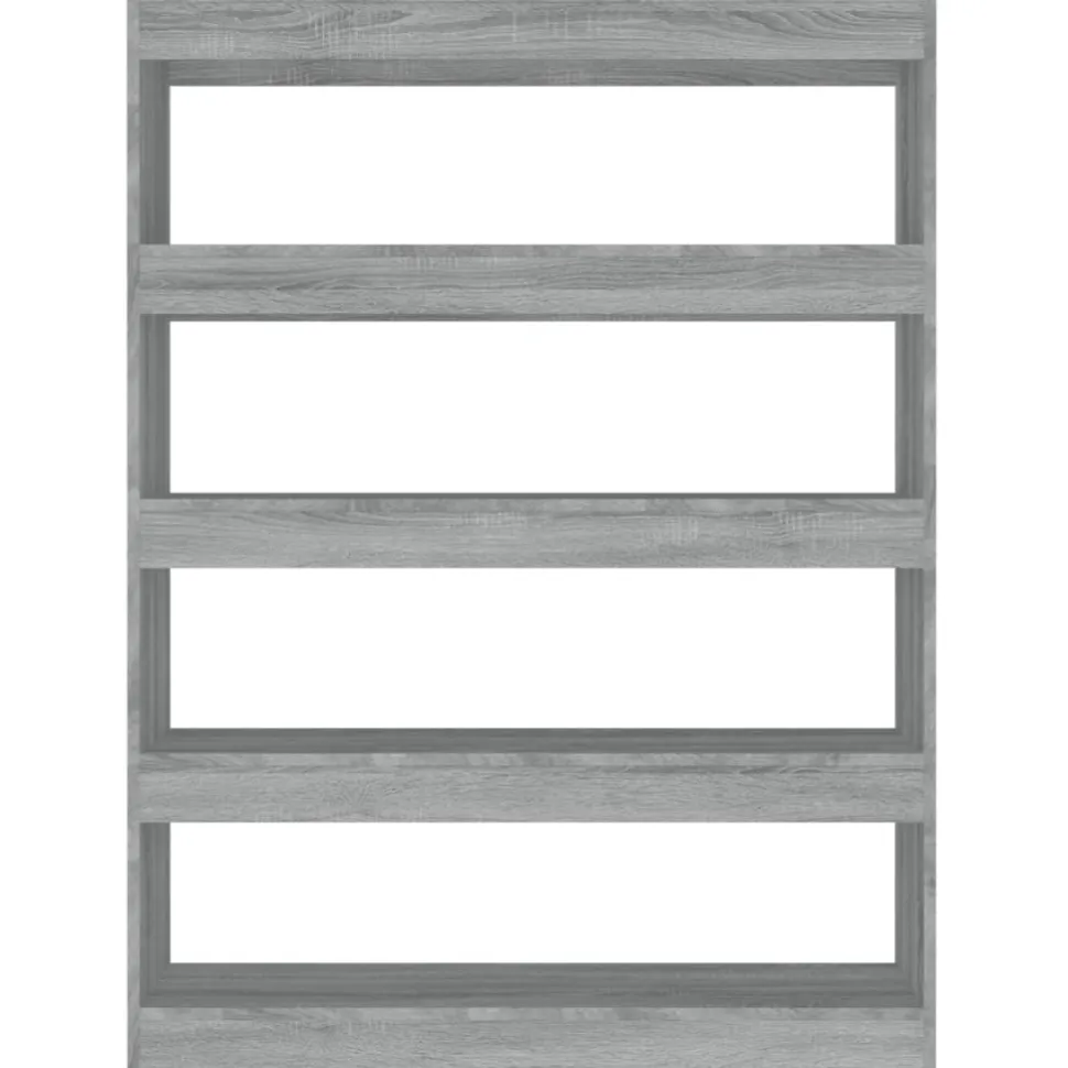 Kirjahylly/tilanjakaja 100x30x135 cm betoninharmaa
