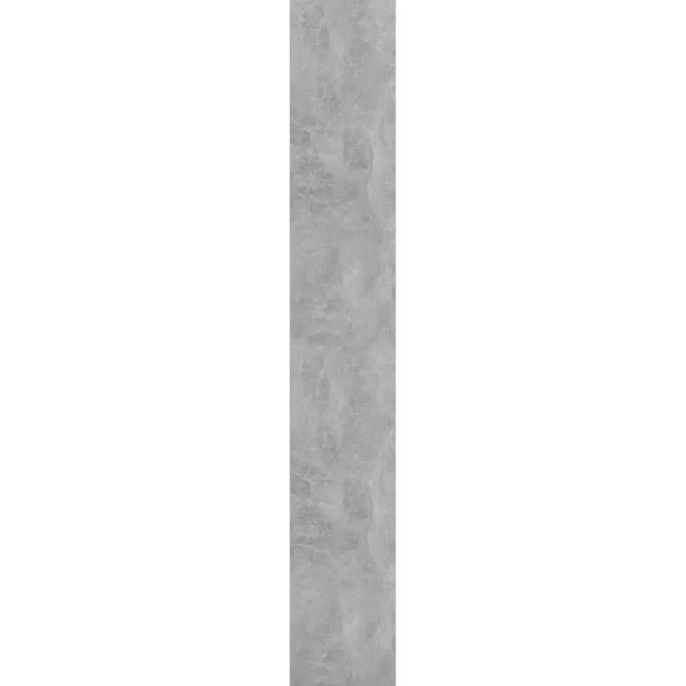 Kirjahylly/tilanjakaja 80x30x198 cm lastulevy betoninharmaa