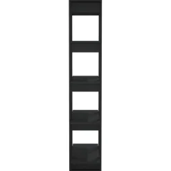 Kirjahylly/tilanjakaja 2 80x30x160 cm lastulevy betoninharmaa