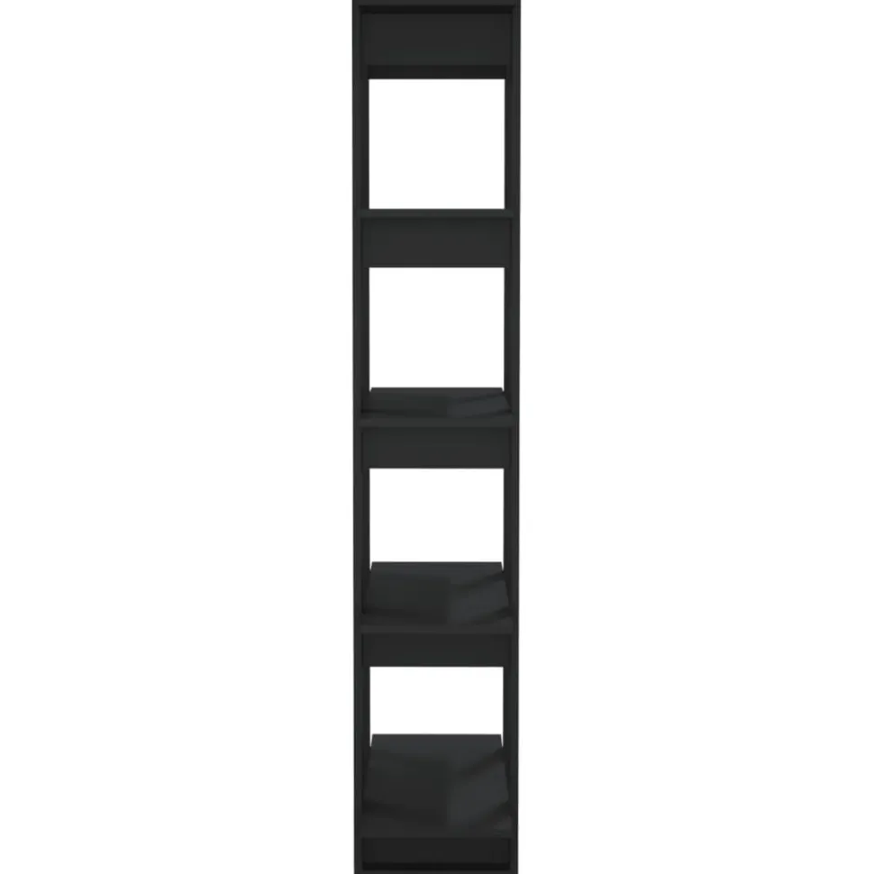 Kirjahylly/tilanjakaja 2 80x30x160 cm lastulevy betoninharmaa