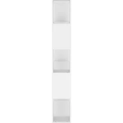 Kirjahylly/tilanjakaja 100x24x155 cm lastulevy harmaa