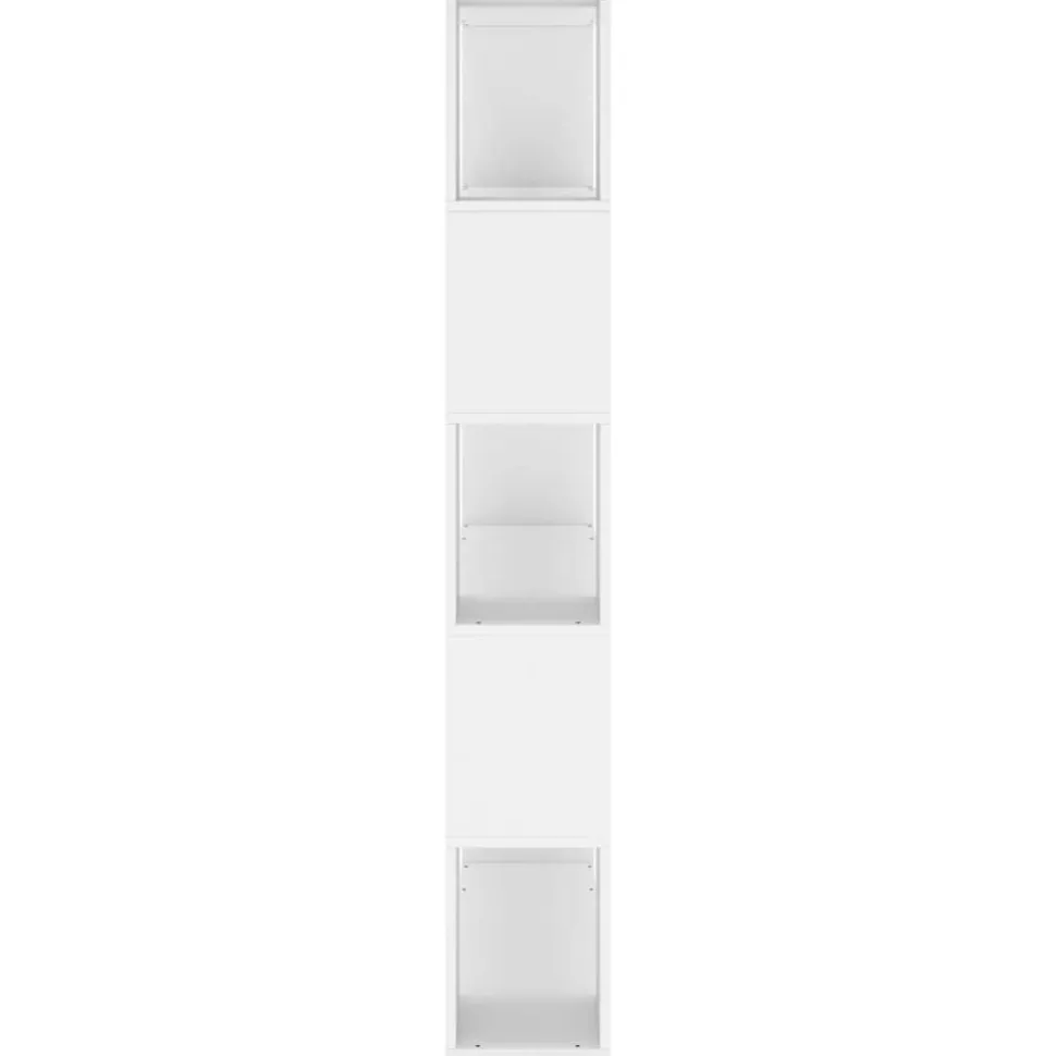 Kirjahylly/tilanjakaja 100x24x155 cm lastulevy harmaa