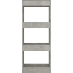 Kirjahylly/tilanjakaja 1 40x30x103 cm lastulevy valkoinen