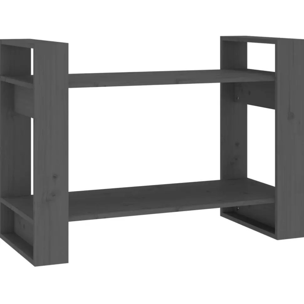 Kirjahylly/tilanjakaja 80x35x56,5 cm mänty