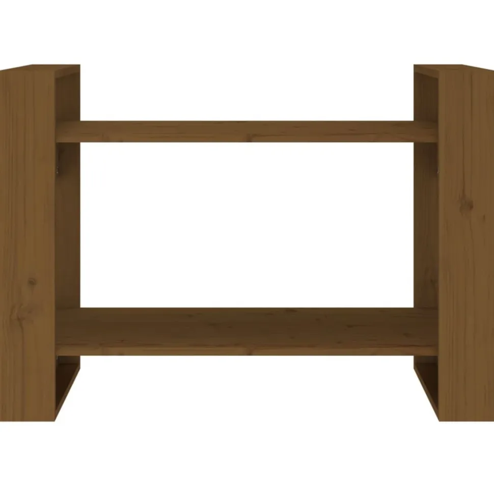 Kirjahylly/tilanjakaja 80x35x56,5 cm mänty