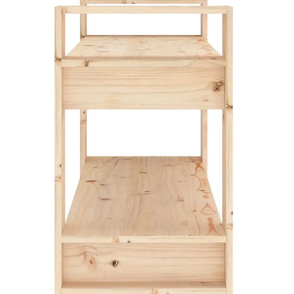 Kirjahylly/tilanjakaja 80x35x56,5 cm mänty