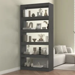 Kirjahylly/tilanjakaja 80x30x71,5-199,5cm, mänty, erikokoja ja värejä