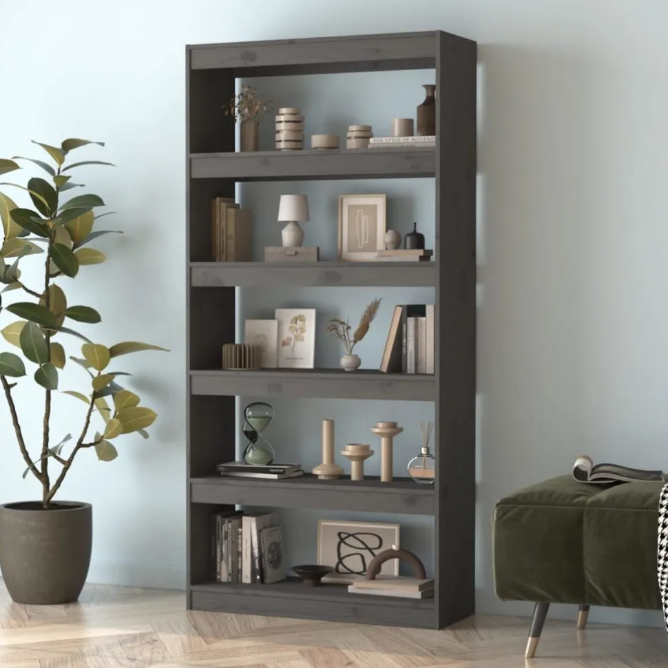 Kirjahylly/tilanjakaja 80x30x71,5-199,5cm, mänty, erikokoja ja värejä