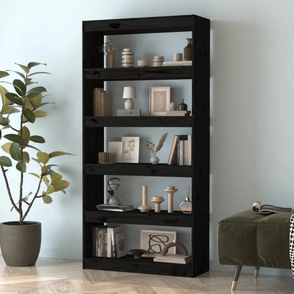 Kirjahylly/tilanjakaja 80x30x71,5-199,5cm, mänty, erikokoja ja värejä